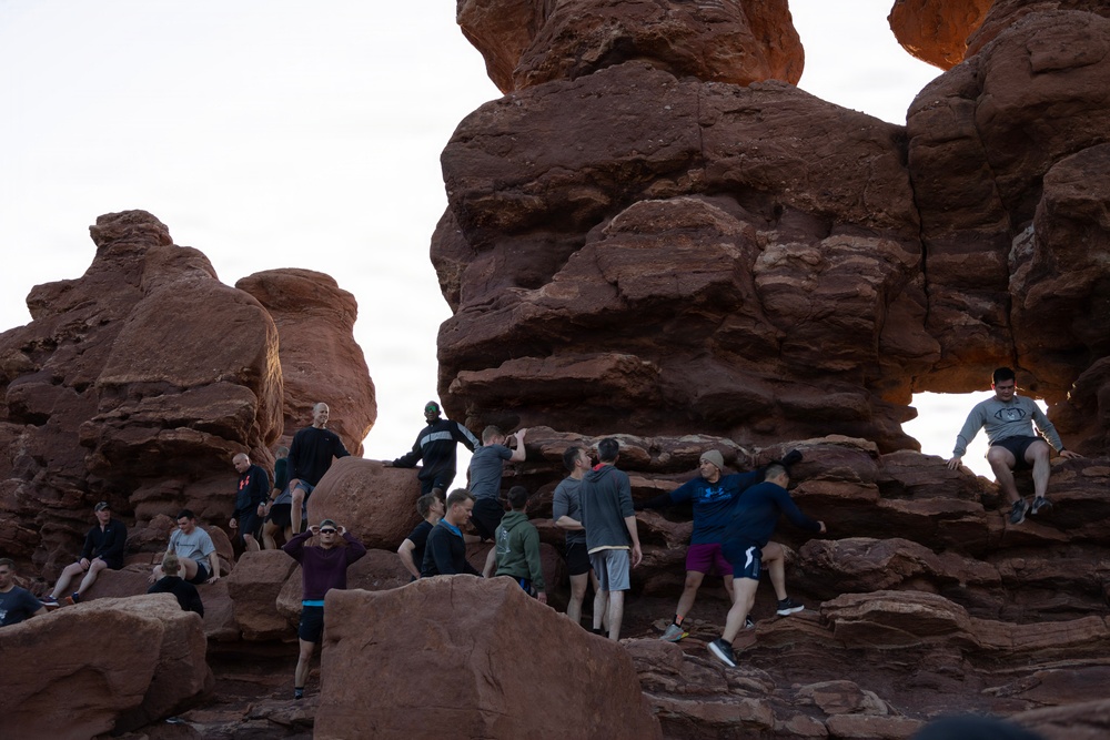 4-9 IN Manchu Reenlistment Ceremony at Garden of the Gods