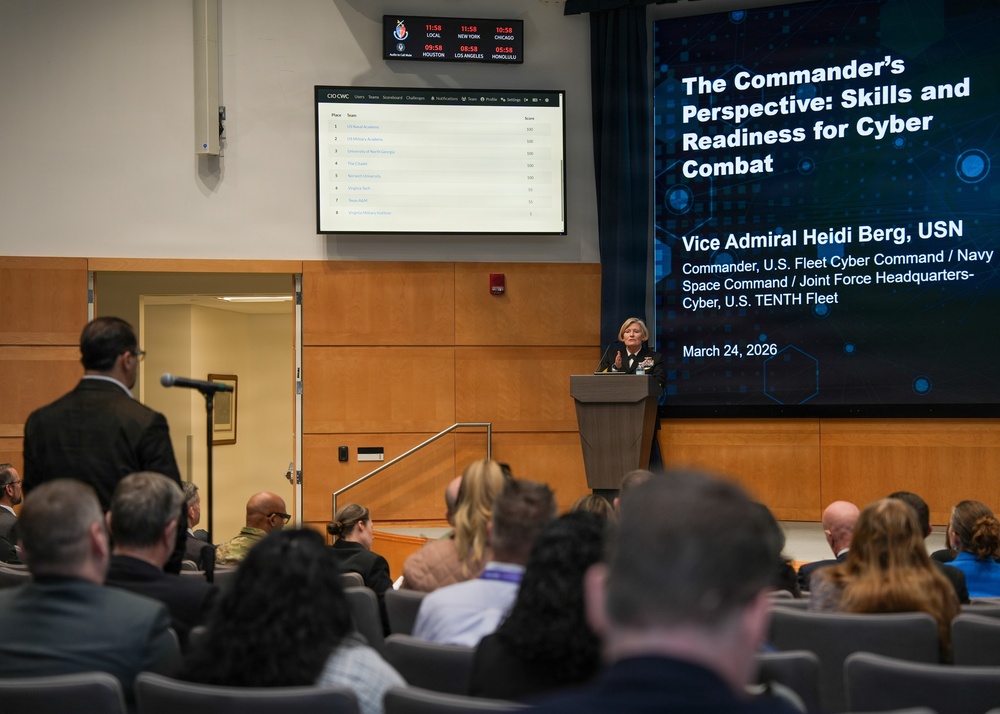 Commander U.S. Fleet Cyber Command, Navy Space Command, U.S. 10th Fleet Attends Cyber Workforce Summit 2.0