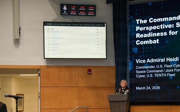 Commander U.S. Fleet Cyber Command, Navy Space Command, U.S. 10th Fleet Attends Cyber Workforce Summit 2.0