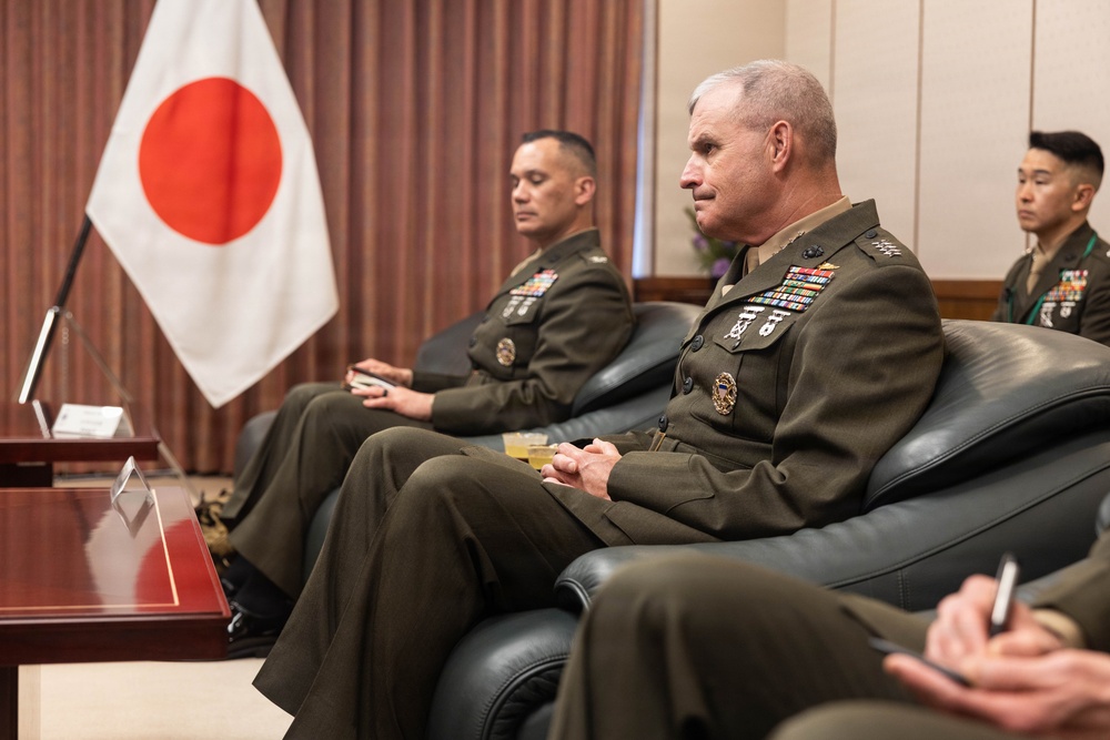 The 38th Assistant Commandant of the Marine Corps tours Tokyo