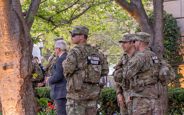 JTF - DC secures area near White House during demonstrations