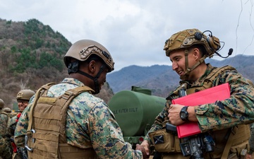 U.S. Marines with 3/12 Hold a Formation for Promotions and Awards during KMEP 26.1