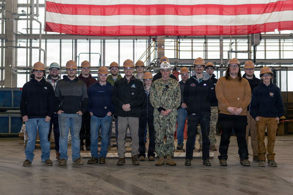 White Mountain Community College Visits PNSY