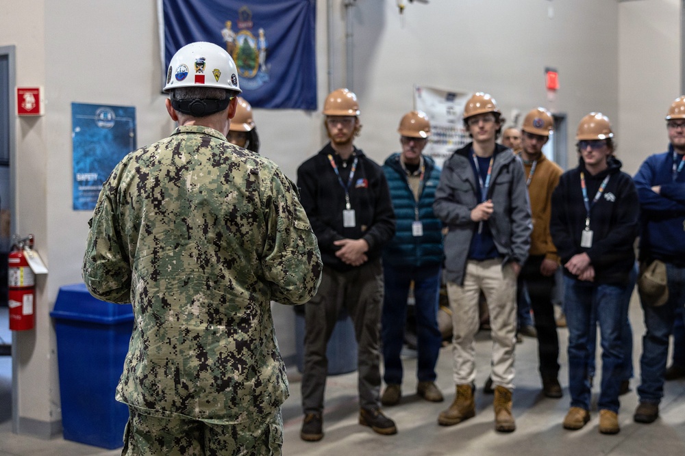 White Mountain Community College Visits PNSY
