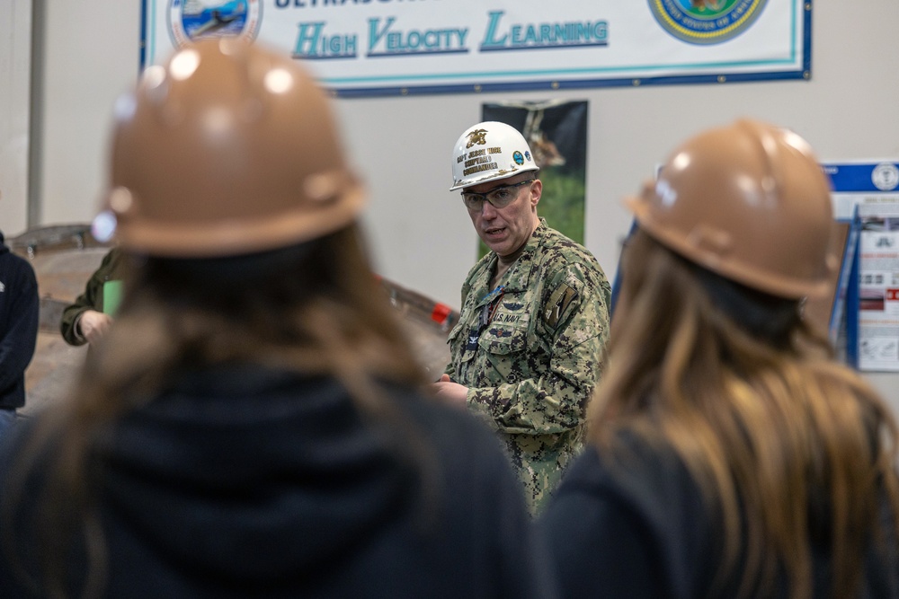 White Mountain Community College Visits PNSY