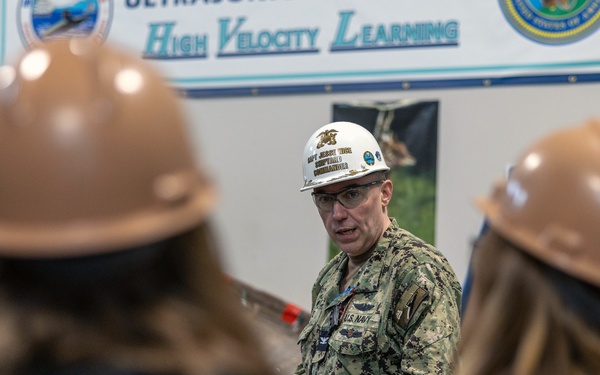 White Mountain Community College Visits PNSY