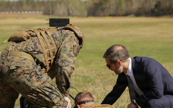 Jason L. Potter Alongside Lt. Gen. Austin Visit MCDAT Demonstration