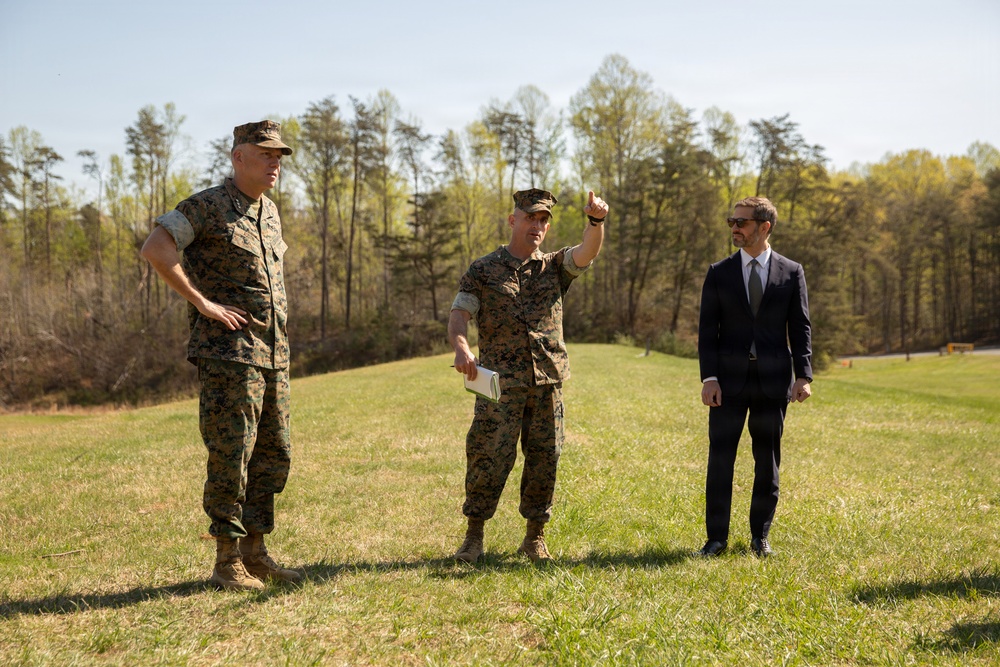 Jason L. Potter Alongside Lt. Gen. Austin Visit MCDAT Demonstration