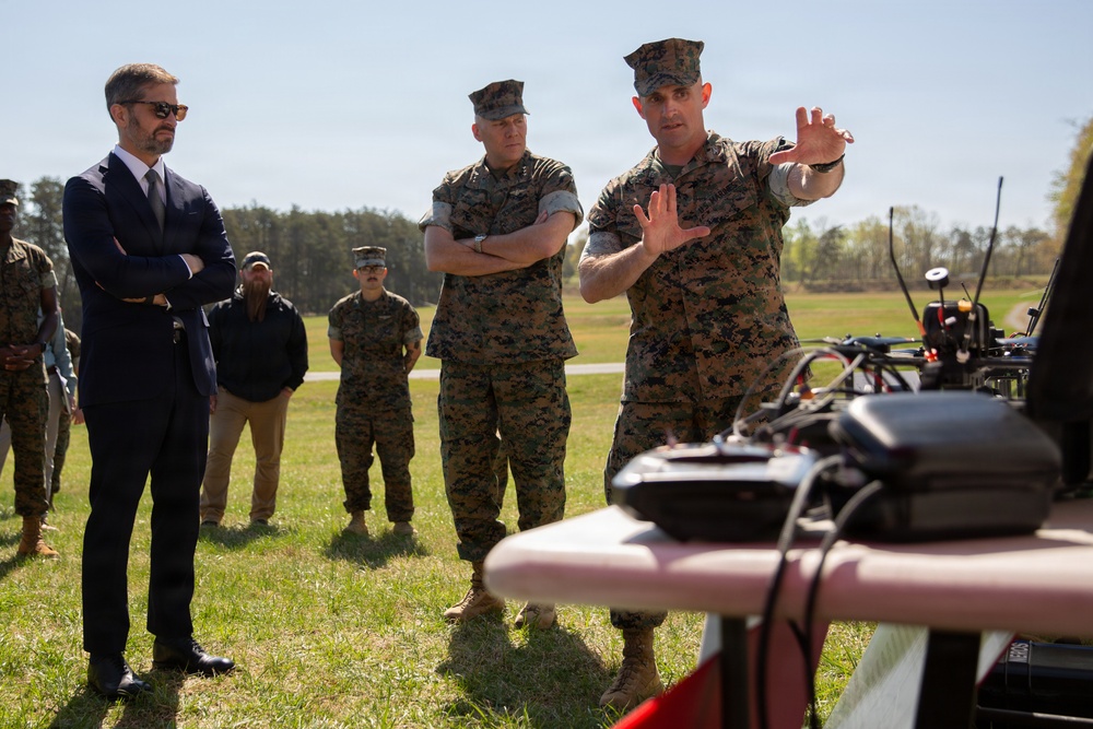 Jason L. Potter Alongside Lt. Gen. Austin Visit MCDAT Demonstration