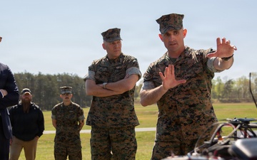 Jason L. Potter Alongside Lt. Gen. Austin Visit MCDAT Demonstration
