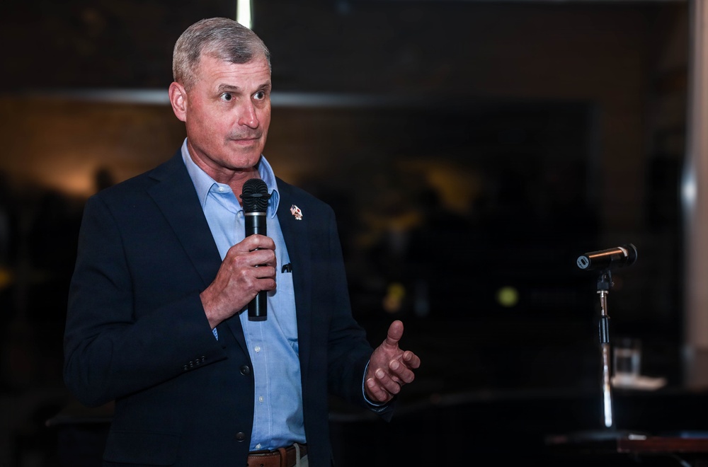 The 38th Assistant Commandant of the Marine Corps is the Guest of Honor for the Deputy Chief of Mission's Evening Reception