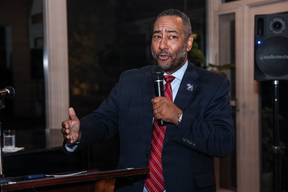 The 38th Assistant Commandant of the Marine Corps is the Guest of Honor for the Deputy Chief of Mission's Evening Reception