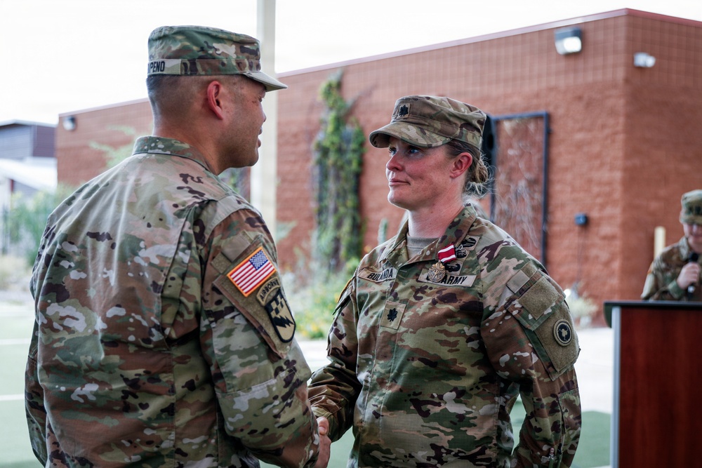 418th Quartermaster Battalion Change of Command