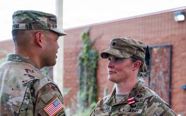 418th Quartermaster Battalion Change of Command