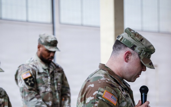 418th Quartermaster Battalion Change of Command