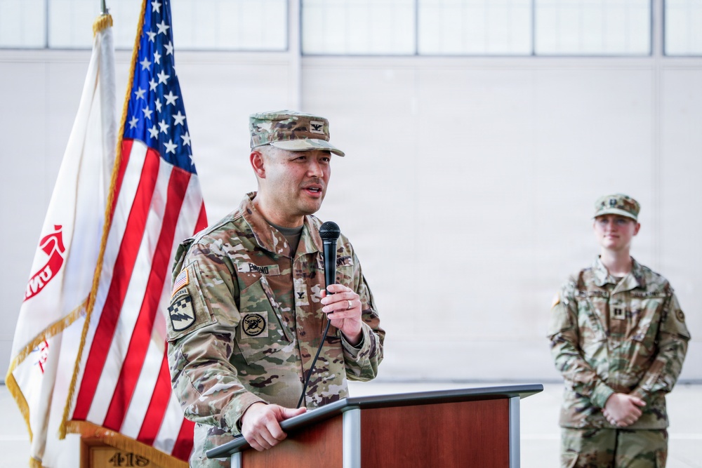 418th Quartermaster Battalion Change of Command