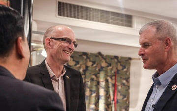 The 38th Assistant Commandant of the Marine Corps is the Guest of Honor for the Deputy Chief of Mission's Evening Reception
