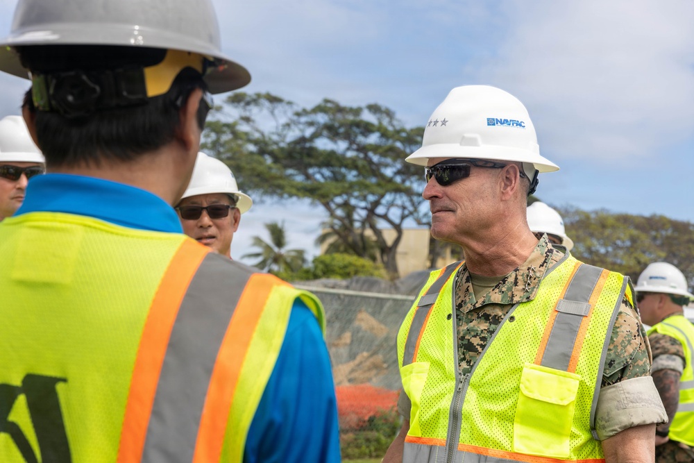 The 38th Assistant Commandant of the Marine Corps tours Marine Corps Base Hawaii