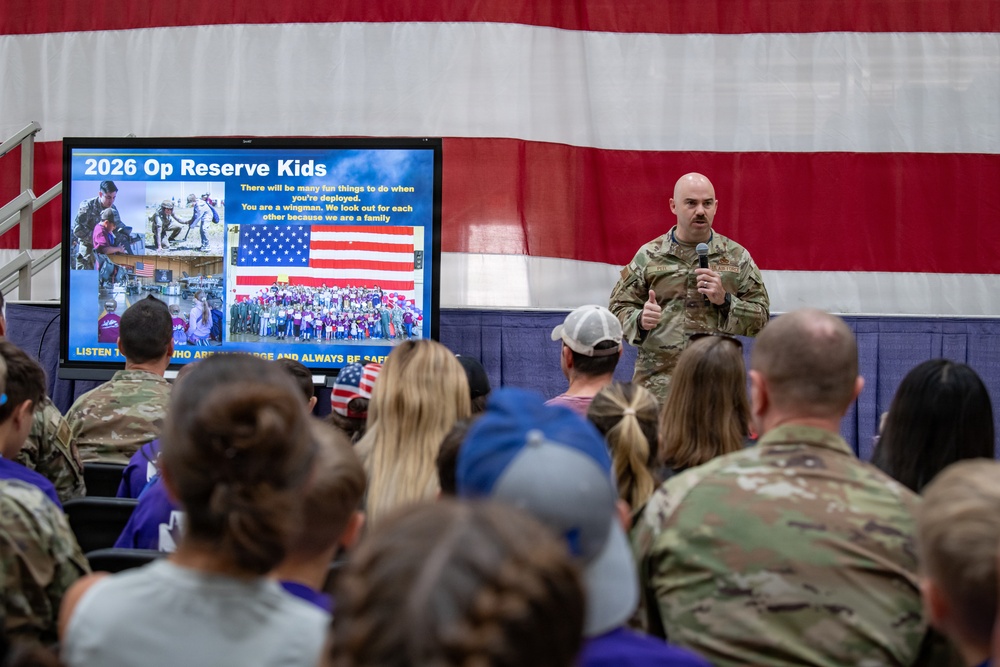 944th Fighter Wing connects families to mission during Operation Reserve Kids