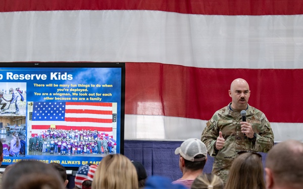 944th Fighter Wing connects families to mission during Operation Reserve Kids