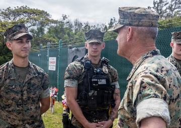 The 38th Assistant Commandant of the Marine Corps tours Marine Corps Base Hawaii