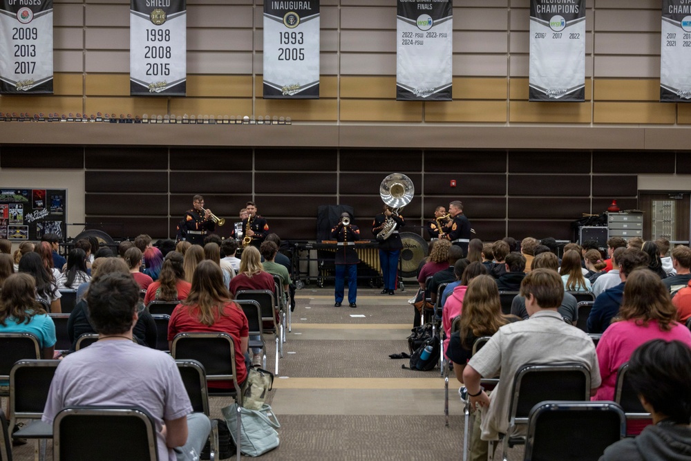 MCRD San Diego Jazz Band Ensemble, “Hot Brass,” tours RS Oklahoma City&amp;#xA;