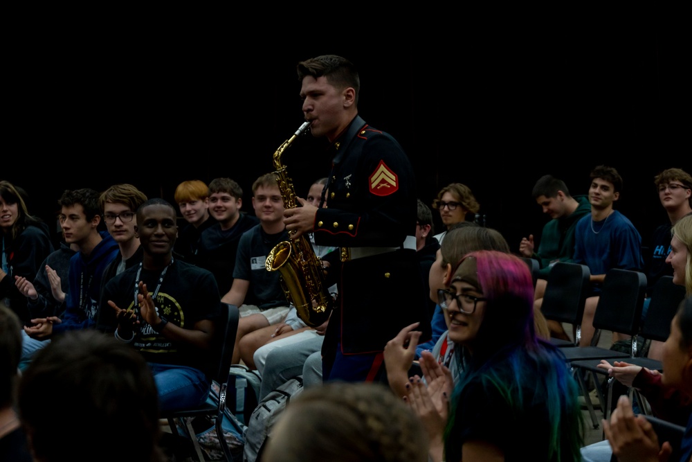 MCRD San Diego Jazz Band Ensemble, “Hot Brass,” tours RS Oklahoma City&amp;#xA;