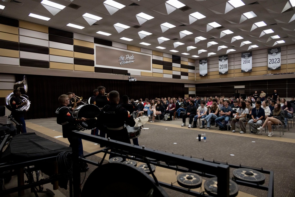 MCRD San Diego Jazz Band Ensemble, “Hot Brass,” tours RS Oklahoma City&amp;#xA;