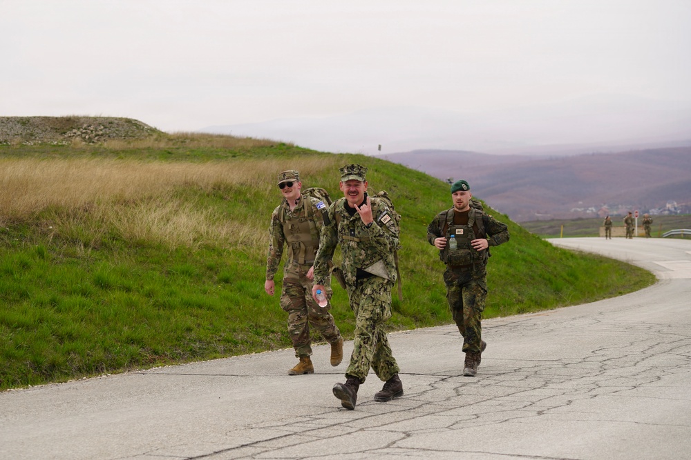 KFOR Soldiers honor fallen service members during German 16K3 Memorial March in Kosovo
