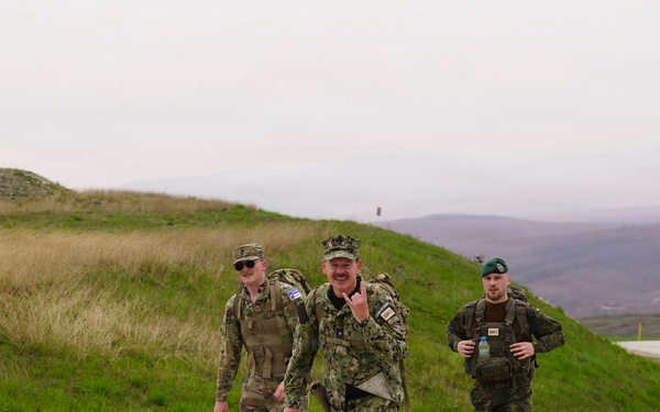 KFOR Soldiers honor fallen service members during German 16K3 Memorial March in Kosovo