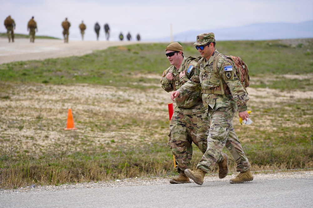 KFOR Soldiers honor fallen service members during German 16K3 Memorial March in Kosovo