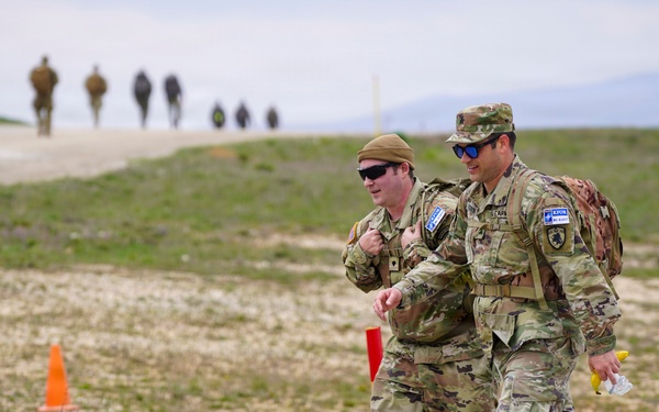 KFOR Soldiers honor fallen service members during German 16K3 Memorial March in Kosovo