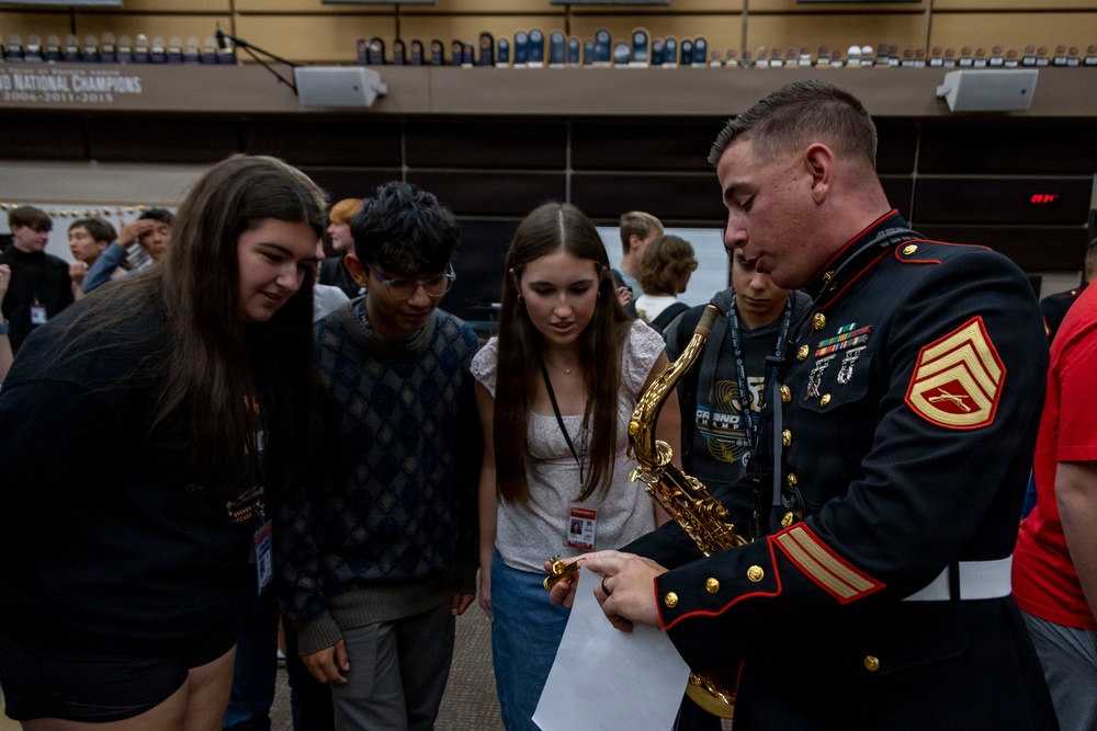 MCRD San Diego Jazz Band Ensemble, “Hot Brass,” tours RS Oklahoma City&amp;#xA;