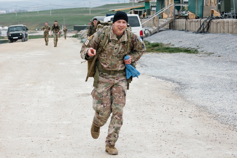 KFOR Soldiers honor fallen service members during German 16K3 Memorial March in Kosovo