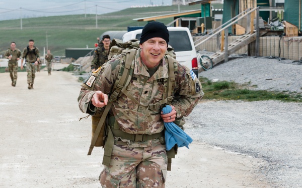 KFOR Soldiers honor fallen service members during German 16K3 Memorial March in Kosovo