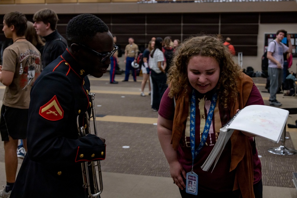 MCRD San Diego Jazz Band Ensemble, “Hot Brass,” tours RS Oklahoma City&amp;#xA;