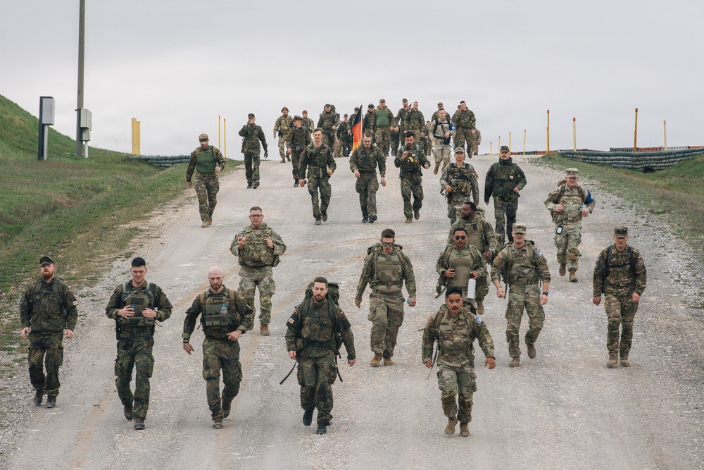 KFOR Soldiers honor fallen service members during German 16K3 Memorial March in Kosovo