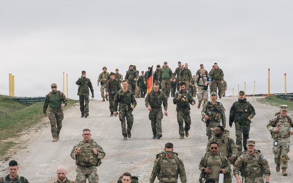 KFOR Soldiers honor fallen service members during German 16K3 Memorial March in Kosovo