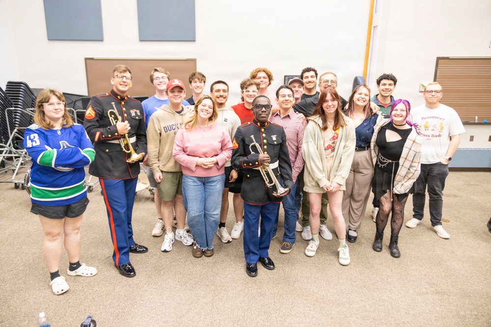 MCRD San Diego Jazz Band Ensemble, “Hot Brass,” tours RS Oklahoma City&amp;#xA;