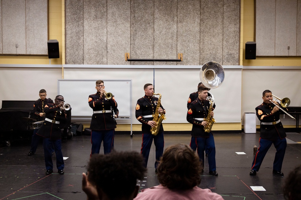 MCRD San Diego Jazz Band Ensemble, “Hot Brass,” tours RS Oklahoma City&amp;#xA;