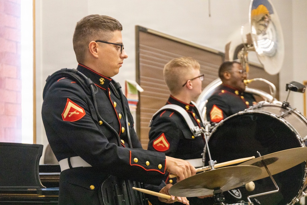 MCRD San Diego Jazz Band Ensemble, “Hot Brass,” tours RS Oklahoma City&amp;#xA;