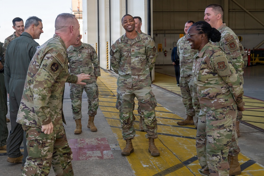 CSAF and CMSAF visit 908th Flying Training Wing