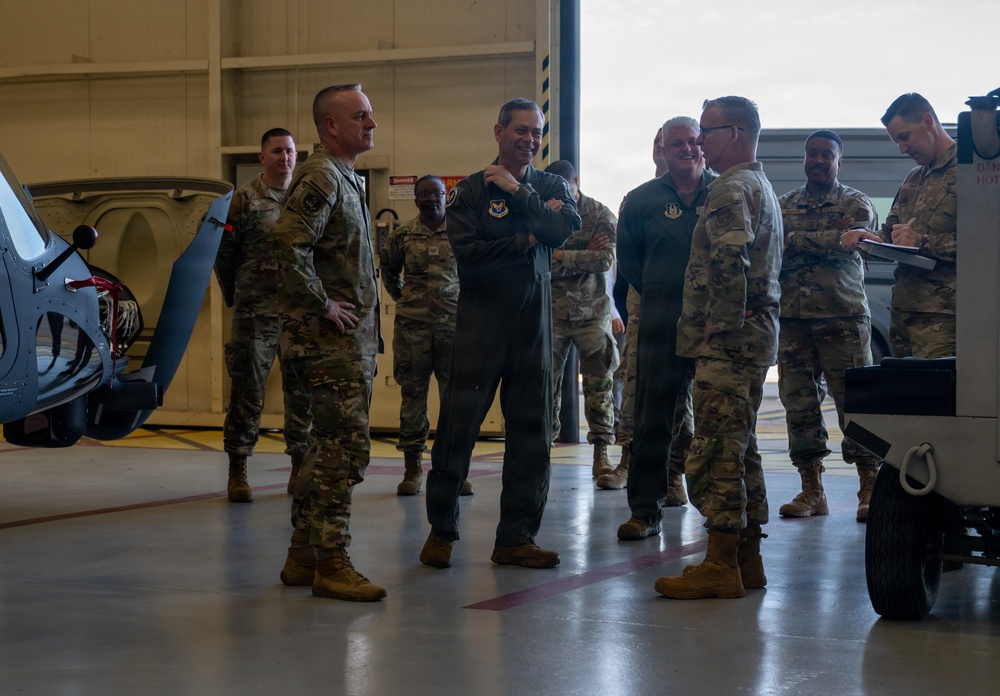 CSAF and CMSAF visit 908th Flying Training Wing