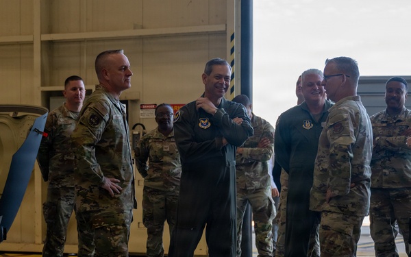 CSAF and CMSAF visit 908th Flying Training Wing