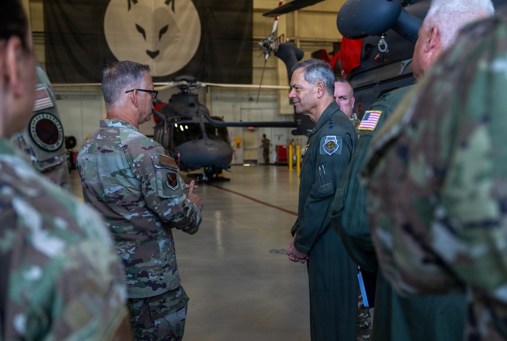 CSAF and CMSAF visit 908th Flying Training Wing