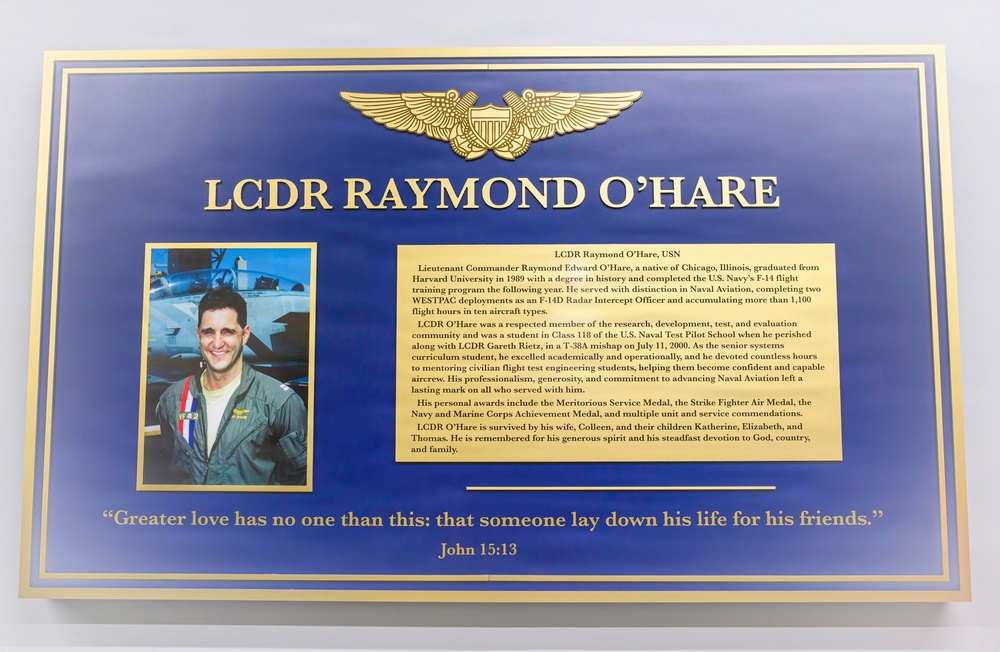 Navy dedicates MQ-25 hangar to fallen test pilot