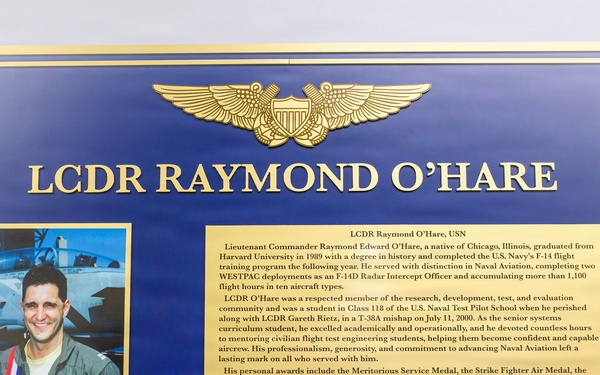 Navy dedicates MQ-25 hangar to fallen test pilot