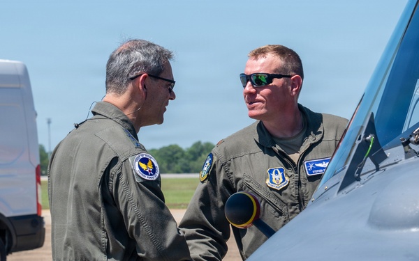 CSAF and CMSAF visit 908th Flying Training Wing