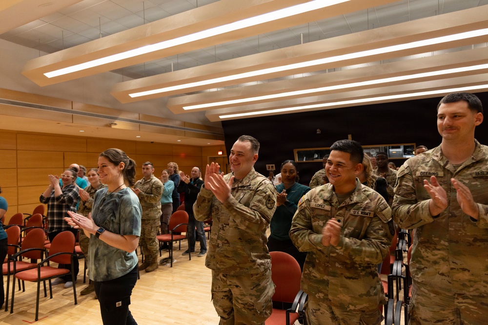Sgt. Jesusita Reynolds promotion ceremony