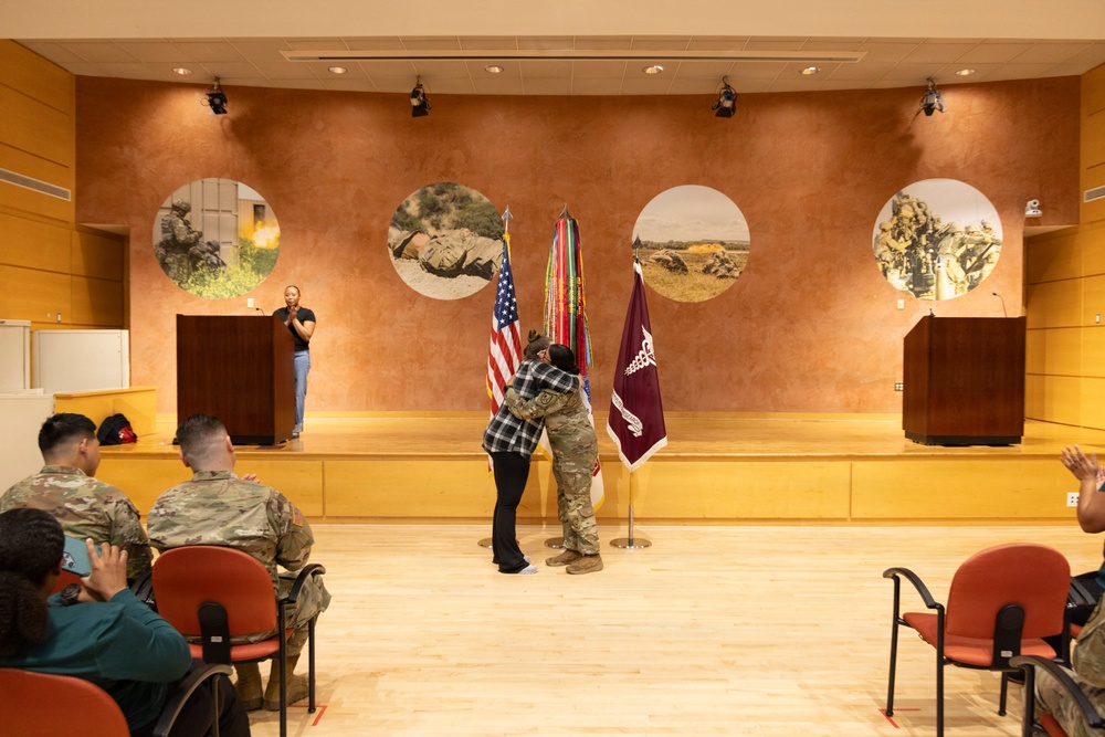 Sgt. Jesusita Reynolds promotion ceremony